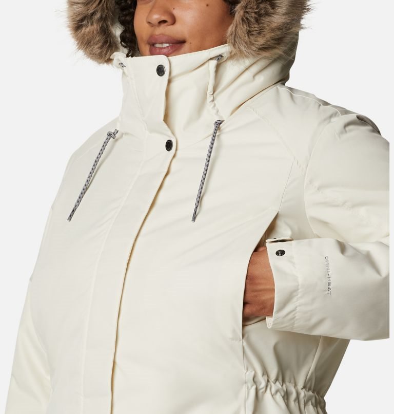 Jachete Izolate Columbia Suttle Mountain II Dama Albi | Plus Size YDQ8S7ZM0